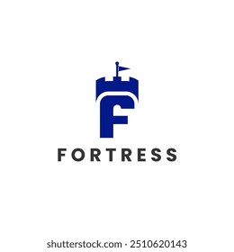 Fortress Modern Logo Vector Design