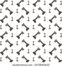 Fortress operable trendy multicolor repeating pattern vector illustration design