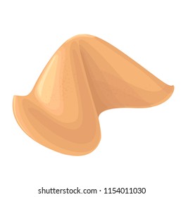 Fortune cookie isolated on white background