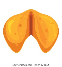 Cookie da Fortune está abrindo, preparando-se para revelar uma mensagem ou previsão dentro