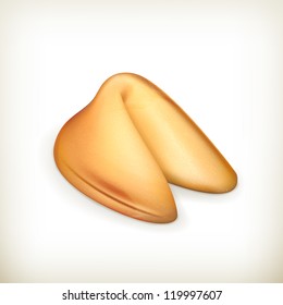Fortune cookie, vector