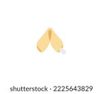 Fortune Cookie vector isolated icon. Fortune Cookie emoji illustration. Fortune Cookie vector isolated emoticon