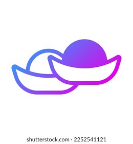 fortune duocolor purple style illustration icon chinese new year perfect. Icon sign from modern collection for web. Nice design perfect.