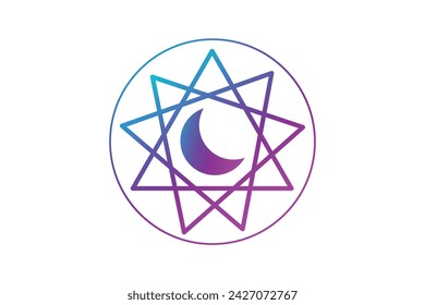 Fortune Flat Element Sticker Design