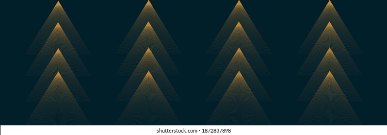  Fortune Gold pattern. Linear geometric Art deco bricks. 20s retro style. Luxury seamless pattern. Packaging or menu design.Vector. 