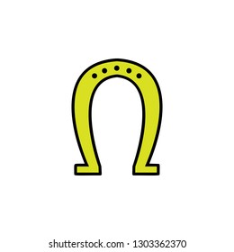 Fortune, horseshoe. Element of Casino icon for mobile concept and web apps. Detailed Fortune, horseshoe can be used for web and mobile