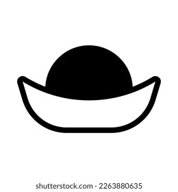 fortune icon duotune black style chinese new year illustration vector perfect. Icon sign from modern collection for web. Nice design perfect