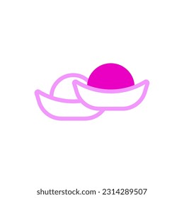 Fortune icon duotune pink colour chinese new year vector element and symbol perfect.