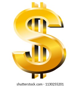 Fortune & richness. Dollar sign