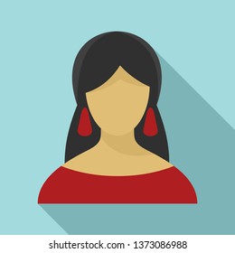 Fortune teller icon. Flat illustration of fortune teller vector icon for web design