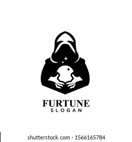 fortune teller logo icon design vector illustration