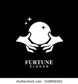 fortune teller logo icon design vector illustration