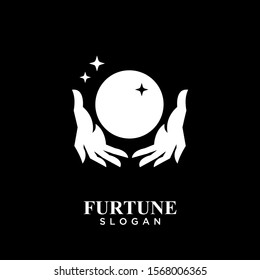 fortune teller logo icon design vector illustration