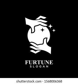 fortune teller logo icon design vector illustration