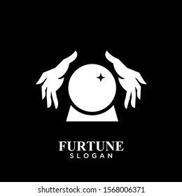 fortune teller logo icon design vector illustration