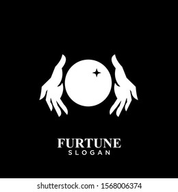 fortune teller logo icon design vector illustration