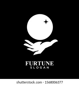 fortune teller logo icon design vector illustration