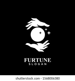 fortune teller logo icon design vector illustration
