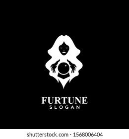 fortune teller logo icon design vector illustration