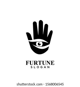 fortune teller logo icon design vector illustration