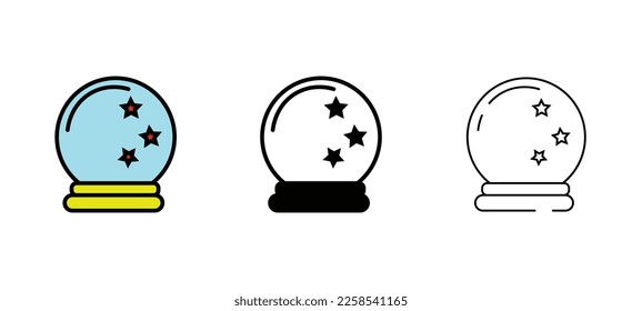fortune teller vector type icon