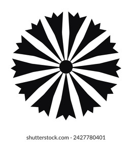 fortune wheel black silhouette, Wheel of fortune black icon symbol.