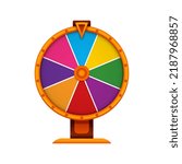 Fortune Wheel isolated on white background