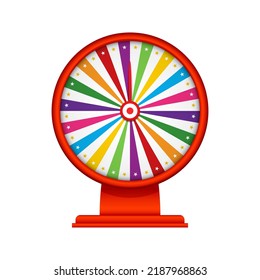 Fortune Wheel isolated on white background
