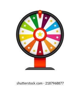 Fortune Wheel isolated on white background