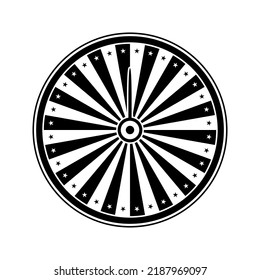 Fortune Wheel isolated on white background