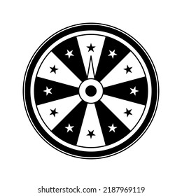 Fortune Wheel isolated on white background