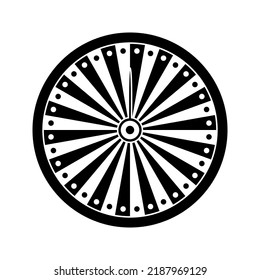 Fortune Wheel isolated on white background