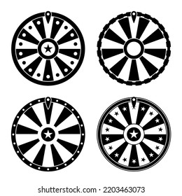 Fortune Wheel isolated on white background