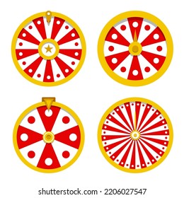 Fortune Wheel isolated on white background