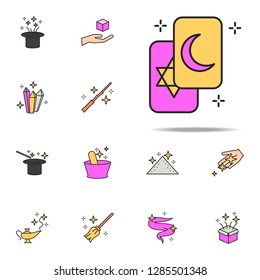 fortunetelling cards icon. magic icons universal set for web and mobile