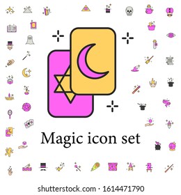 fortunetelling cards icon. magic icons universal set for web and mobile