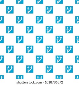 Forty on arrow pattern seamless in flat style for any design