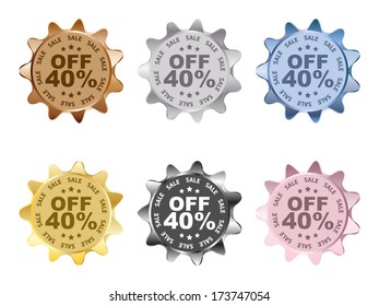 forty  percent discount