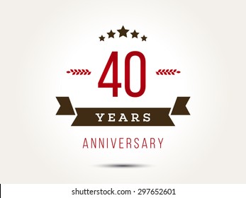 2,505 40 anniversary graphics Images, Stock Photos & Vectors | Shutterstock