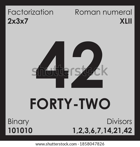 forty-two number Digit details unit