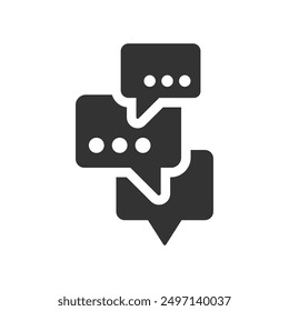 Forum Chat Icon, Vector Graphics