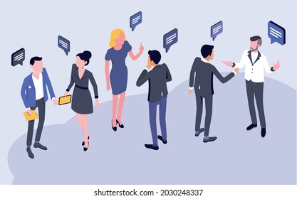 forum, communication vector illustration design 