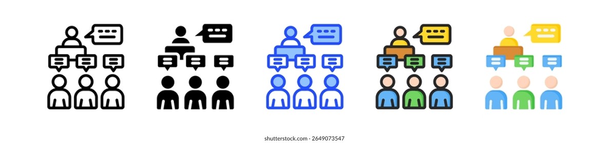 Forum Icon Collection With Multiple Styles