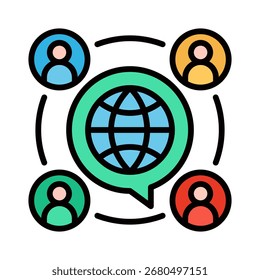 Elemento De Icono De Foro Para Diseño