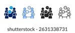 Forum Icon Set Different Style Collection