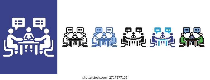 Forum Icon establece una colección de varios estilos
