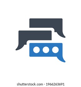 Forum icon - Simple vector illustration