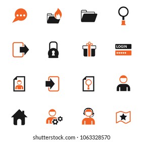 forum interface color vector icons for web and user interface design