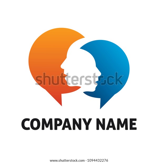 Forum Logo Design Stock Vector Royalty Free 1094432276