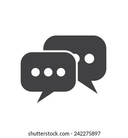 Forum, modern flat icon